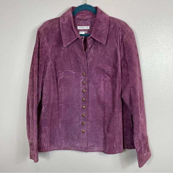 Coldwater Creek Leather Jacket - Picture 2 of 11